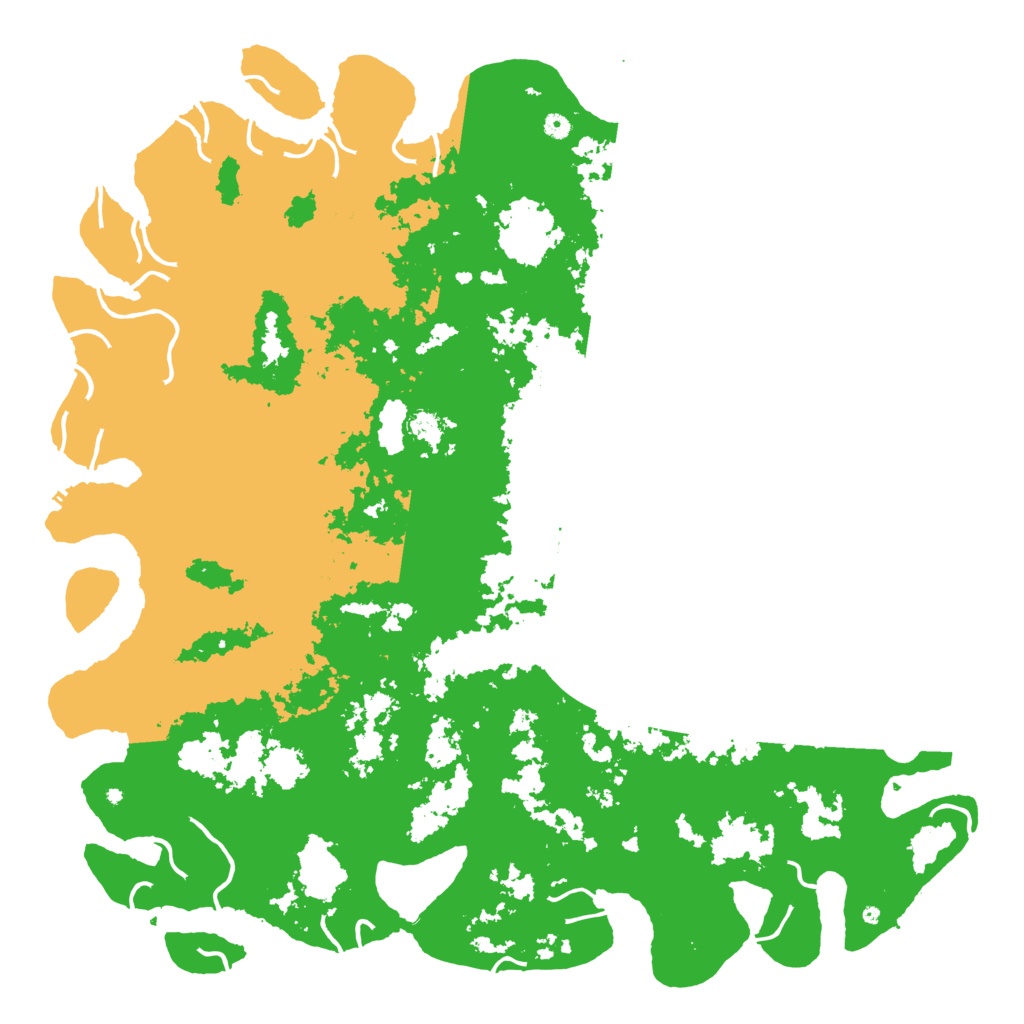 Biome Rust Map: Procedural Map, Size: 6000, Seed: 451012539