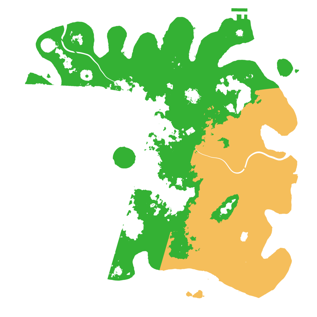 Biome Rust Map: Procedural Map, Size: 4000, Seed: 5587