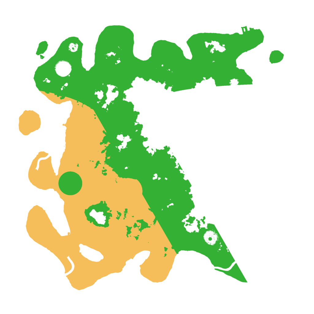 Biome Rust Map: Procedural Map, Size: 3500, Seed: 42069420