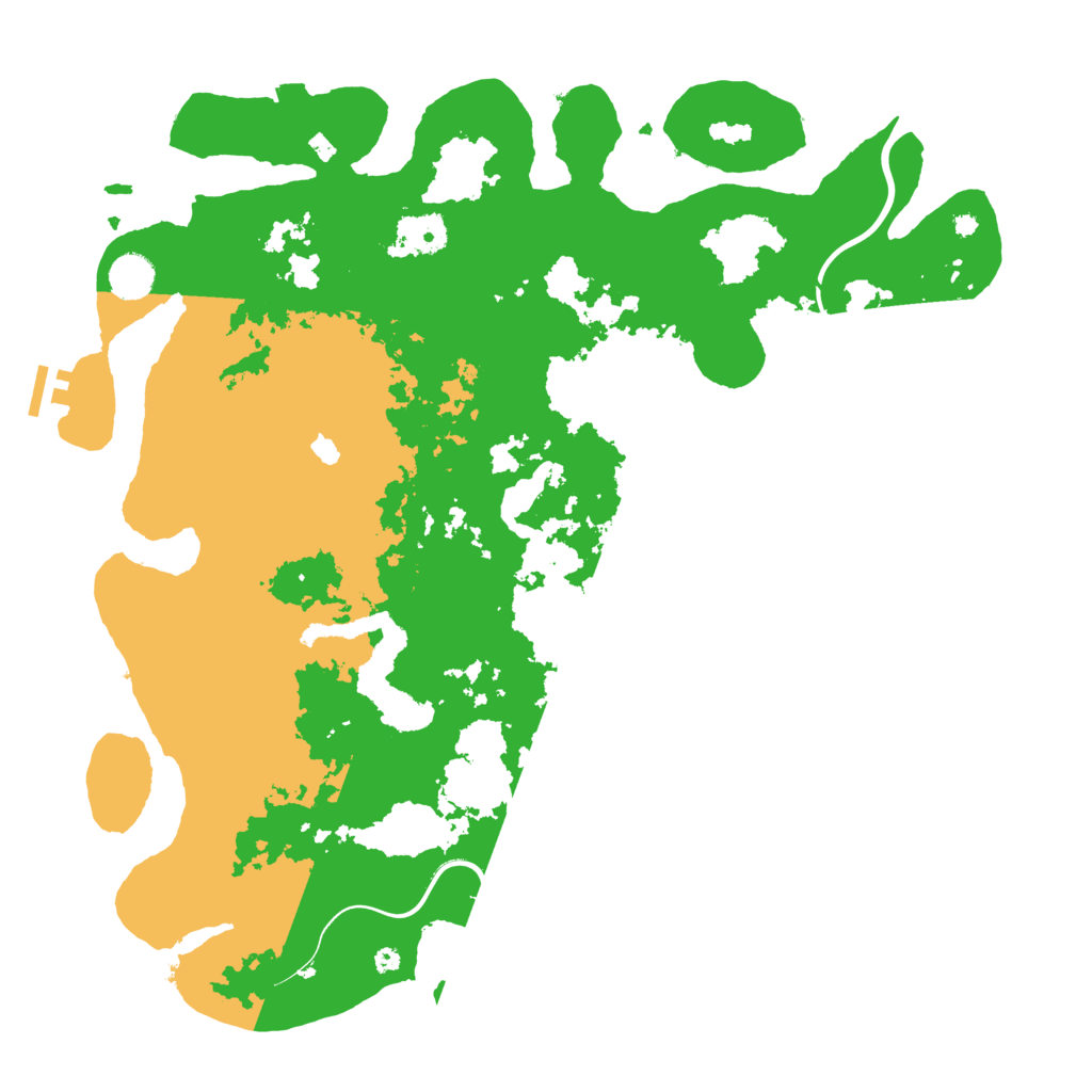 Biome Rust Map: Procedural Map, Size: 4300, Seed: 124512