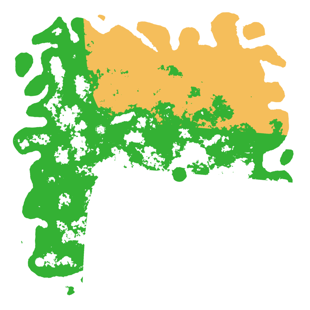 Biome Rust Map: Barren, Size: 6000, Seed: 80924