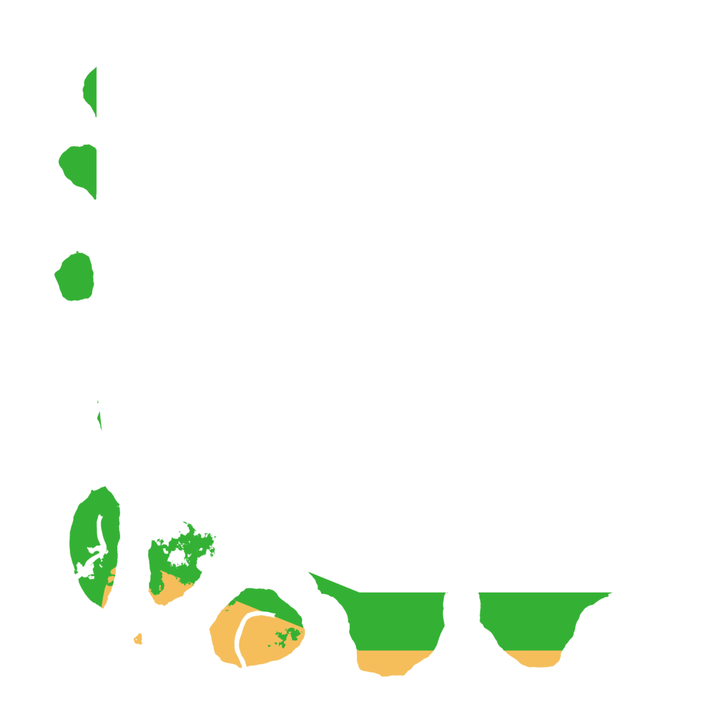 Biome Rust Map: Procedural Map, Size: 3500, Seed: 5423