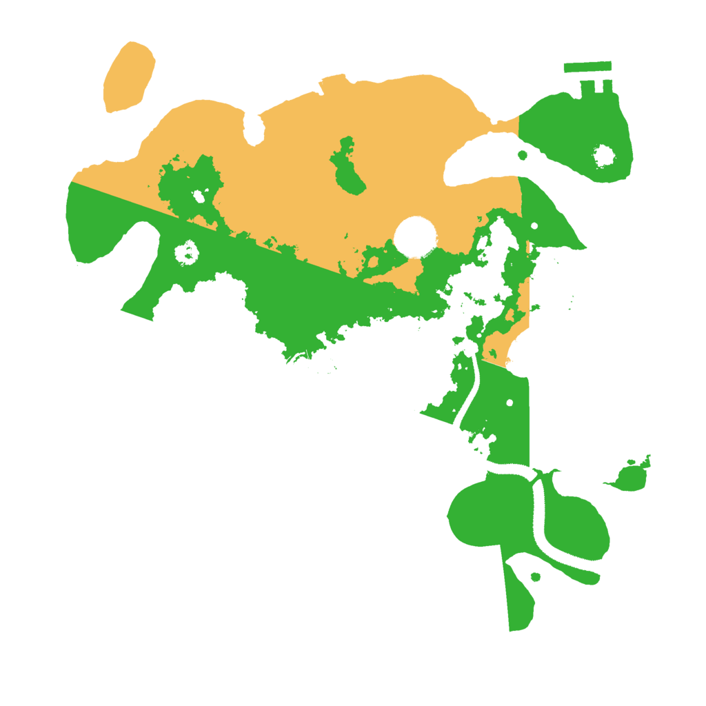 Biome Rust Map: Procedural Map, Size: 3000, Seed: 621583365