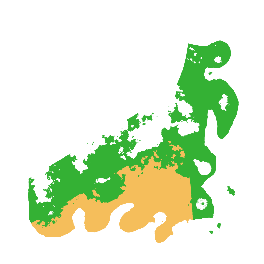 Biome Rust Map: Procedural Map, Size: 3500, Seed: 420420