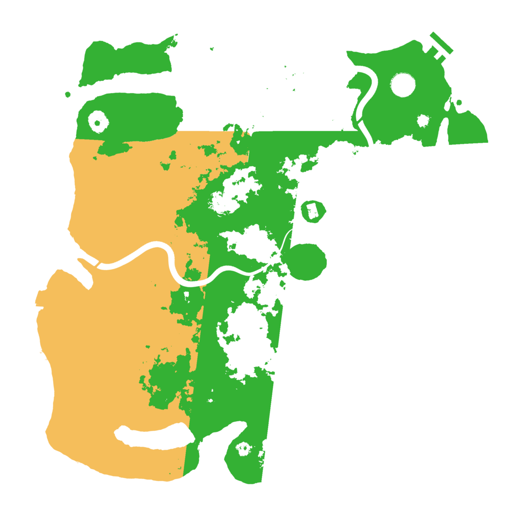 Biome Rust Map: Procedural Map, Size: 3800, Seed: 812351