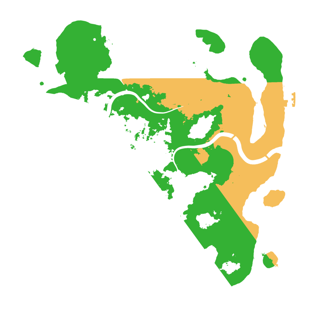 Biome Rust Map: Procedural Map, Size: 3275, Seed: 6969