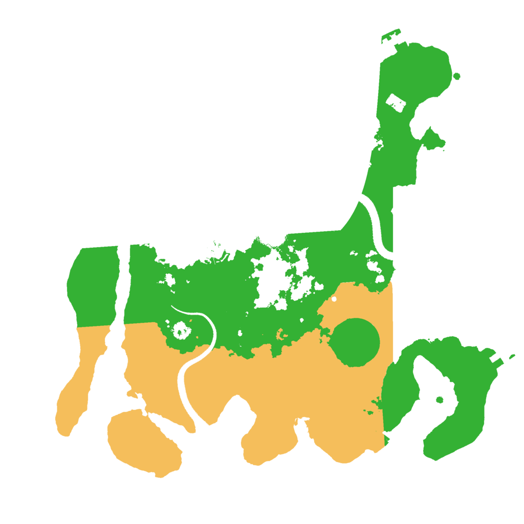 Biome Rust Map: Procedural Map, Size: 3000, Seed: 82996