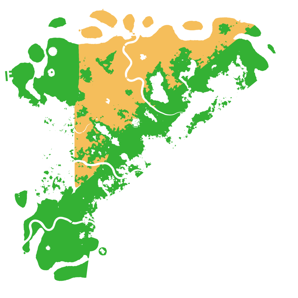 Biome Rust Map: Procedural Map, Size: 6000, Seed: 467982
