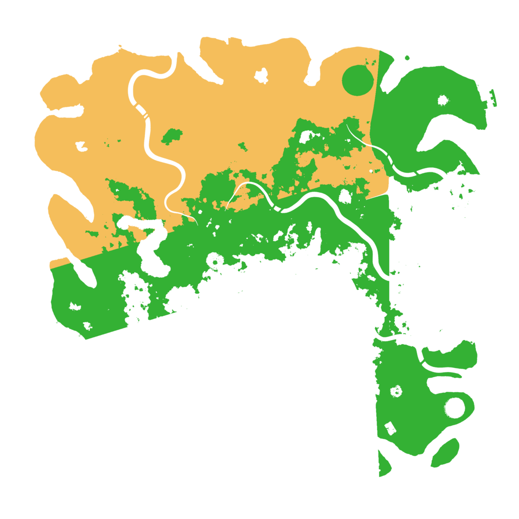 Biome Rust Map: Procedural Map, Size: 4500, Seed: 943846