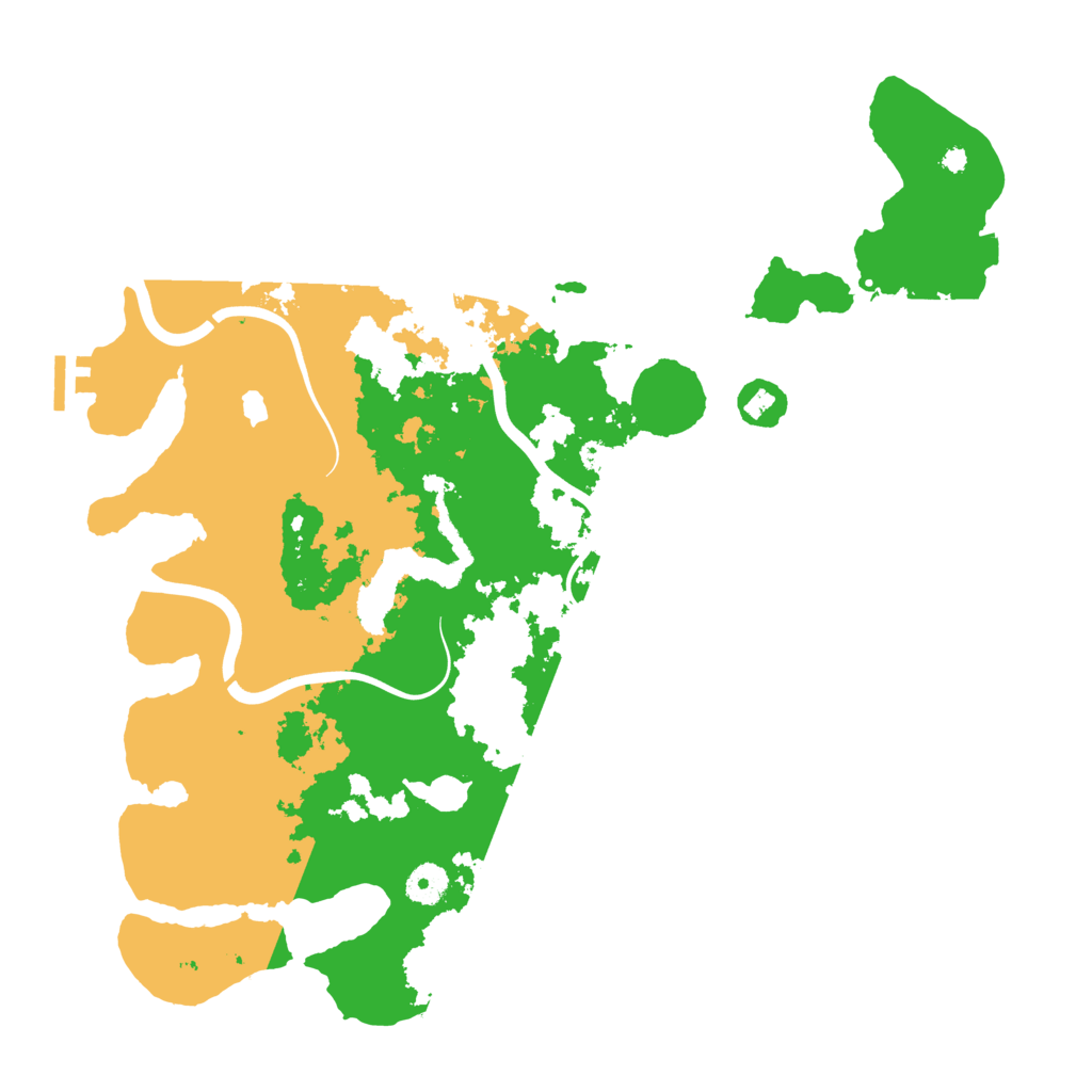 Biome Rust Map: Procedural Map, Size: 4000, Seed: 315809908