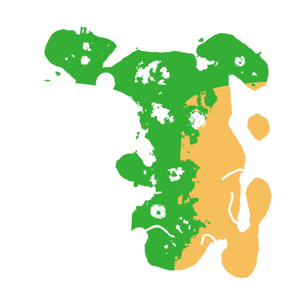 Biome Rust Map: Procedural Map, Size: 3000, Seed: 158820052