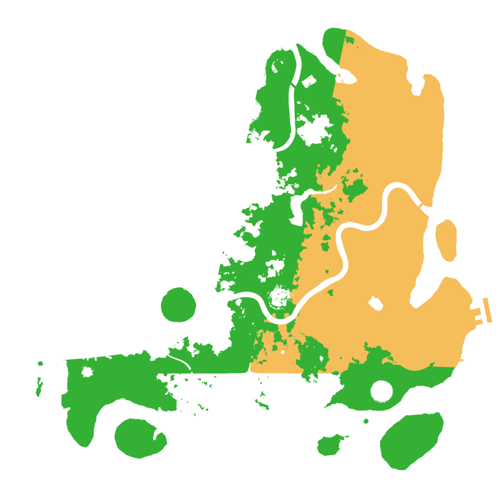 Biome Rust Map: Procedural Map, Size: 4050, Seed: 16390563