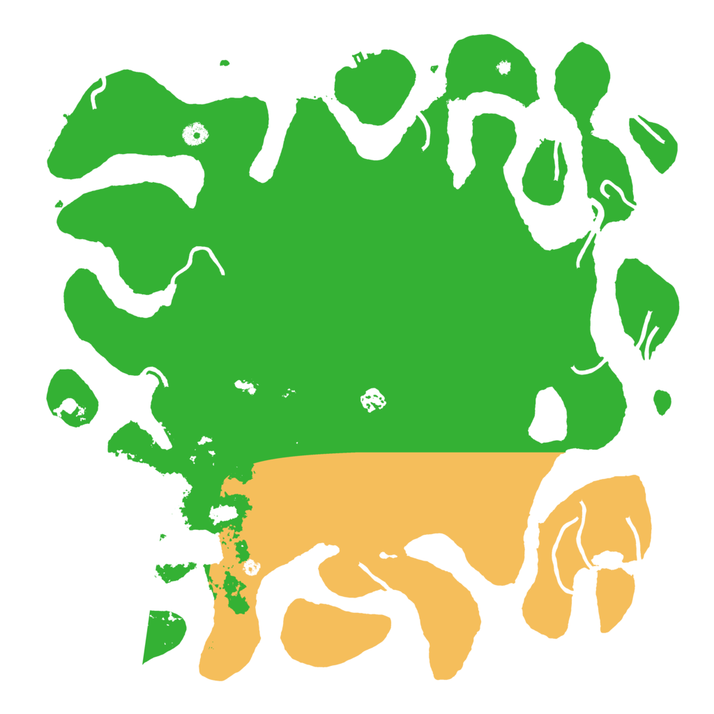 Biome Rust Map: Procedural Map, Size: 4500, Seed: 81068