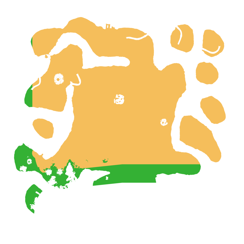 Biome Rust Map: Procedural Map, Size: 3500, Seed: 3211800