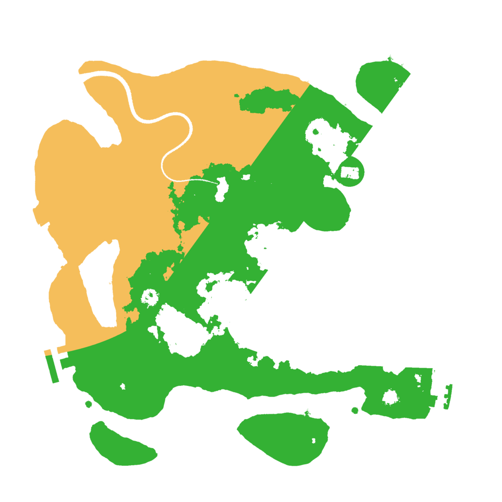 Biome Rust Map: Procedural Map, Size: 3000, Seed: 1245