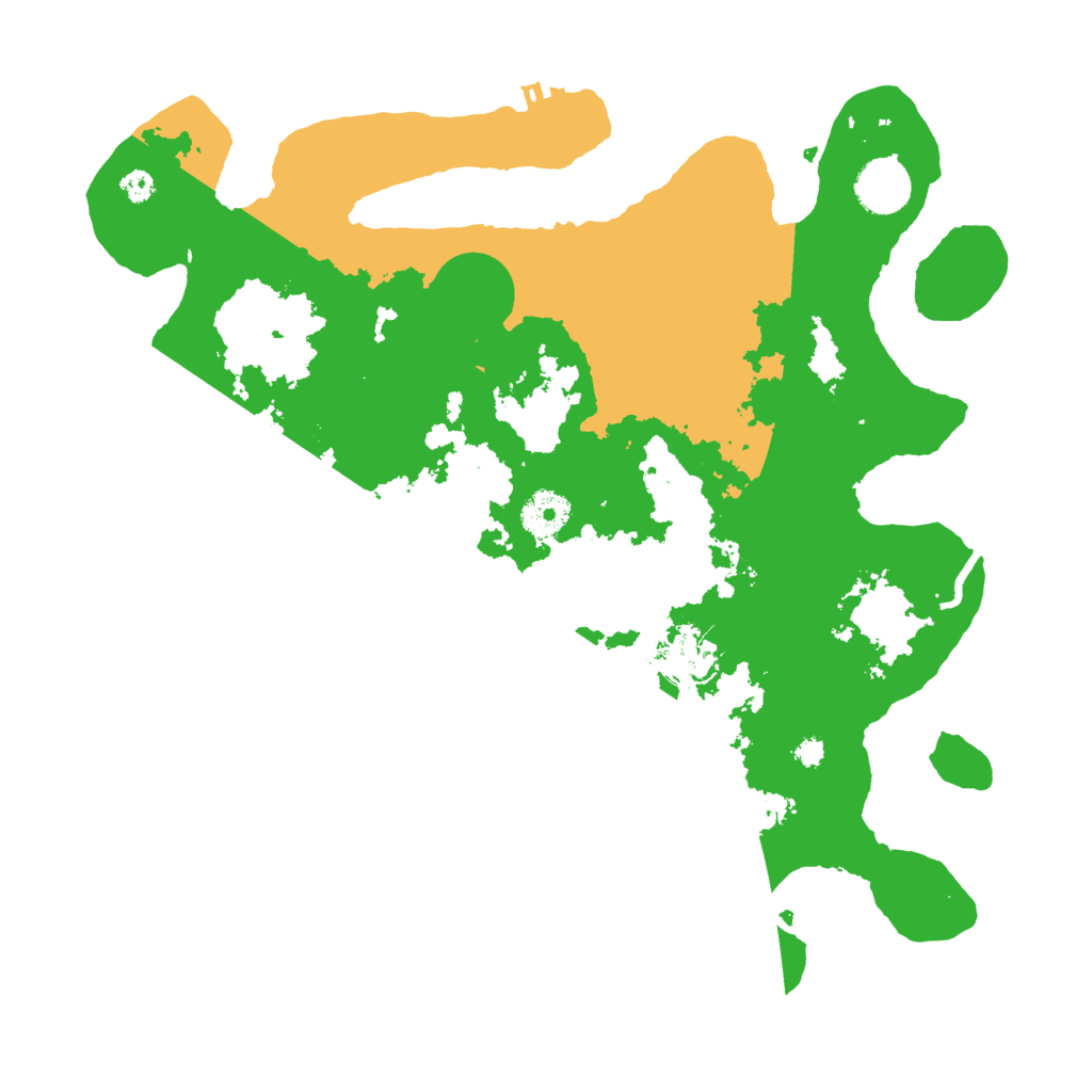 Biome Rust Map: Procedural Map, Size: 3500, Seed: 23457