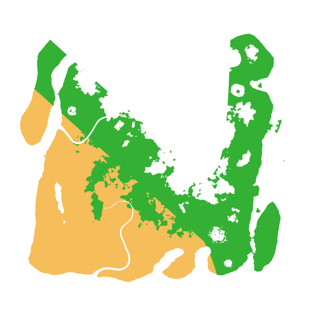 Biome Rust Map: Procedural Map, Size: 3500, Seed: 5961026