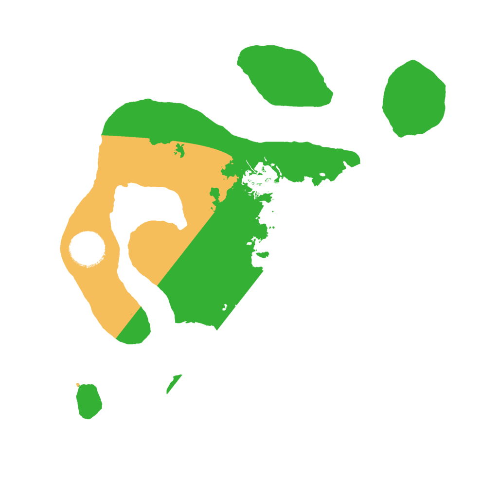 Biome Rust Map: Barren, Size: 2500, Seed: 15412412