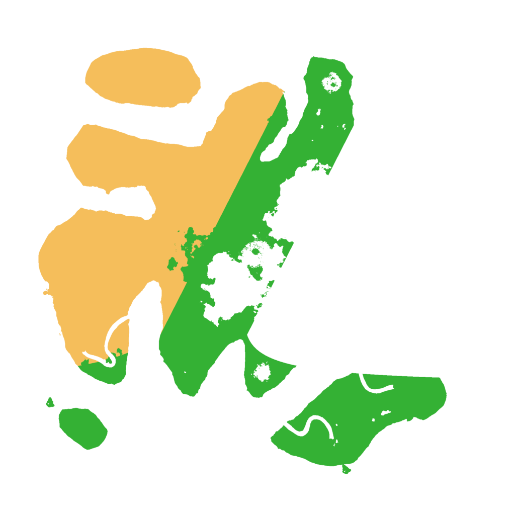 Biome Rust Map: Procedural Map, Size: 2800, Seed: 92799253