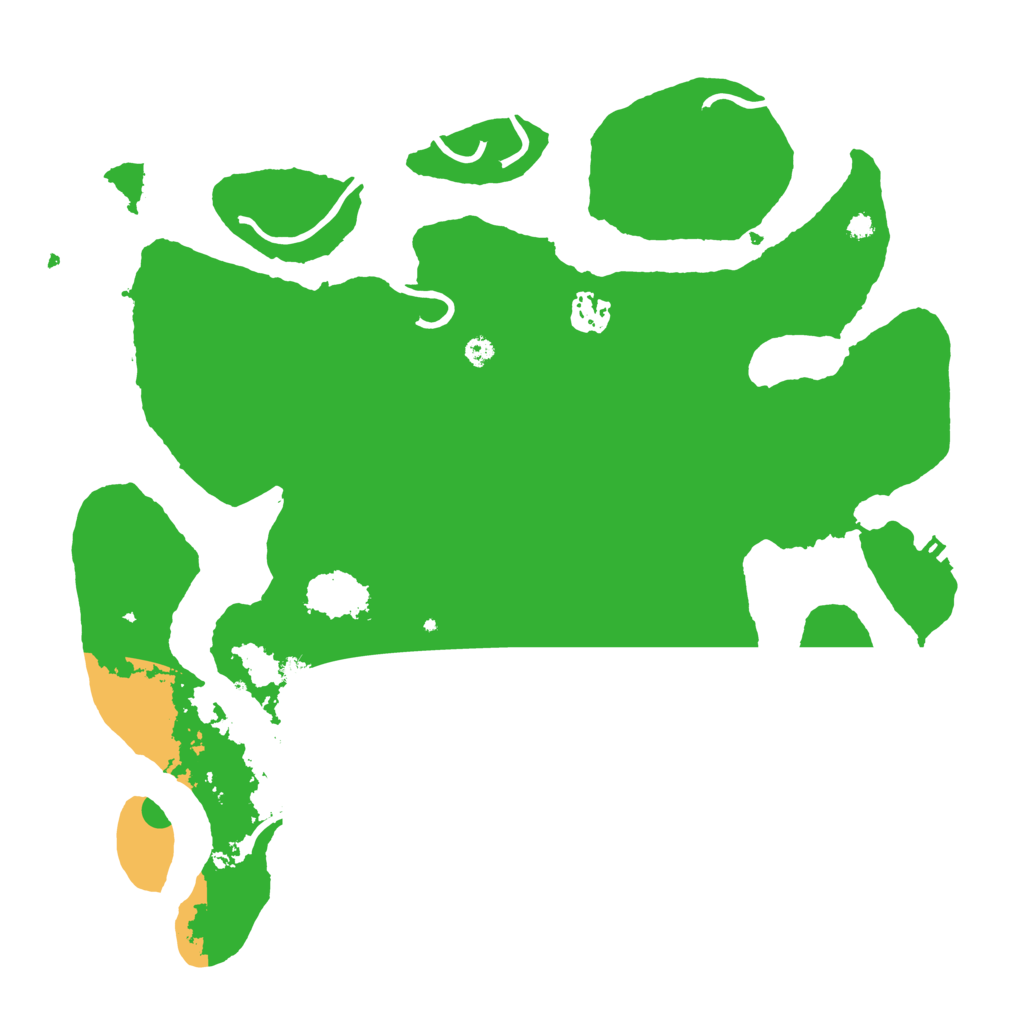 Biome Rust Map: Procedural Map, Size: 3700, Seed: 4850981