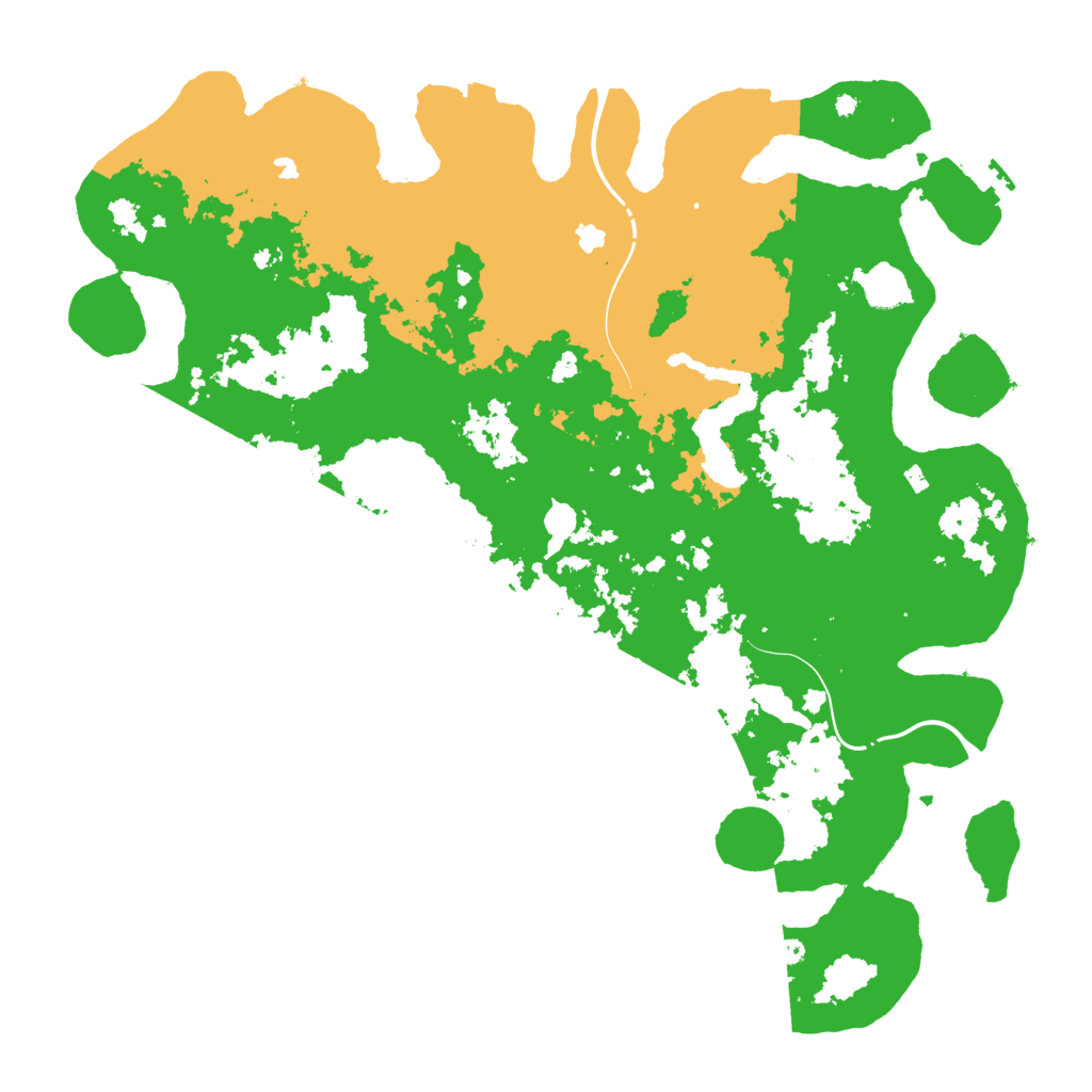 Biome Rust Map: Procedural Map, Size: 4500, Seed: 281206