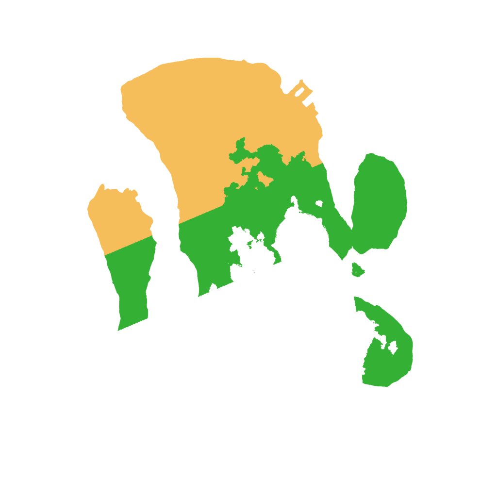 Biome Rust Map: Procedural Map, Size: 1800, Seed: 2533