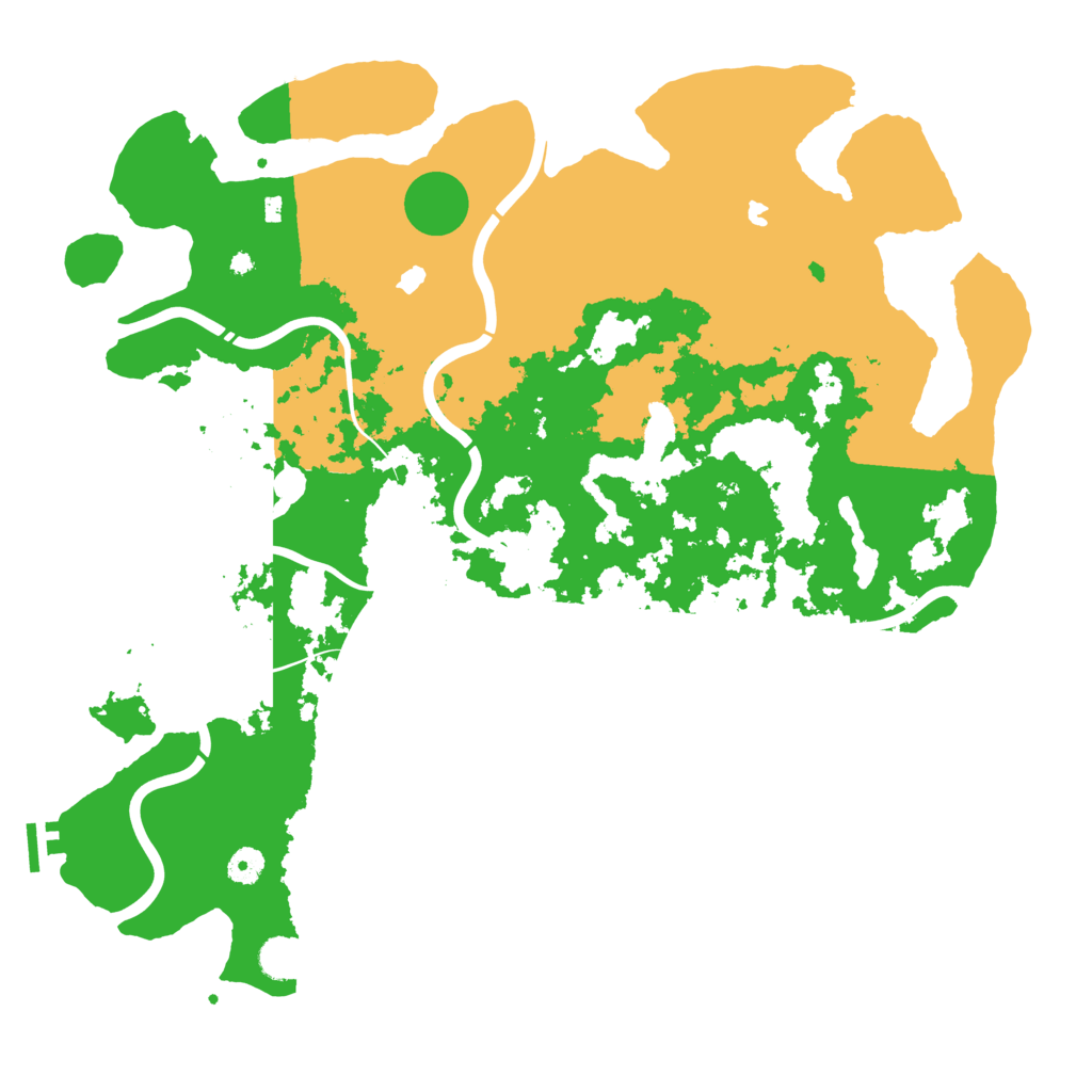 Biome Rust Map: Procedural Map, Size: 4500, Seed: 4479578