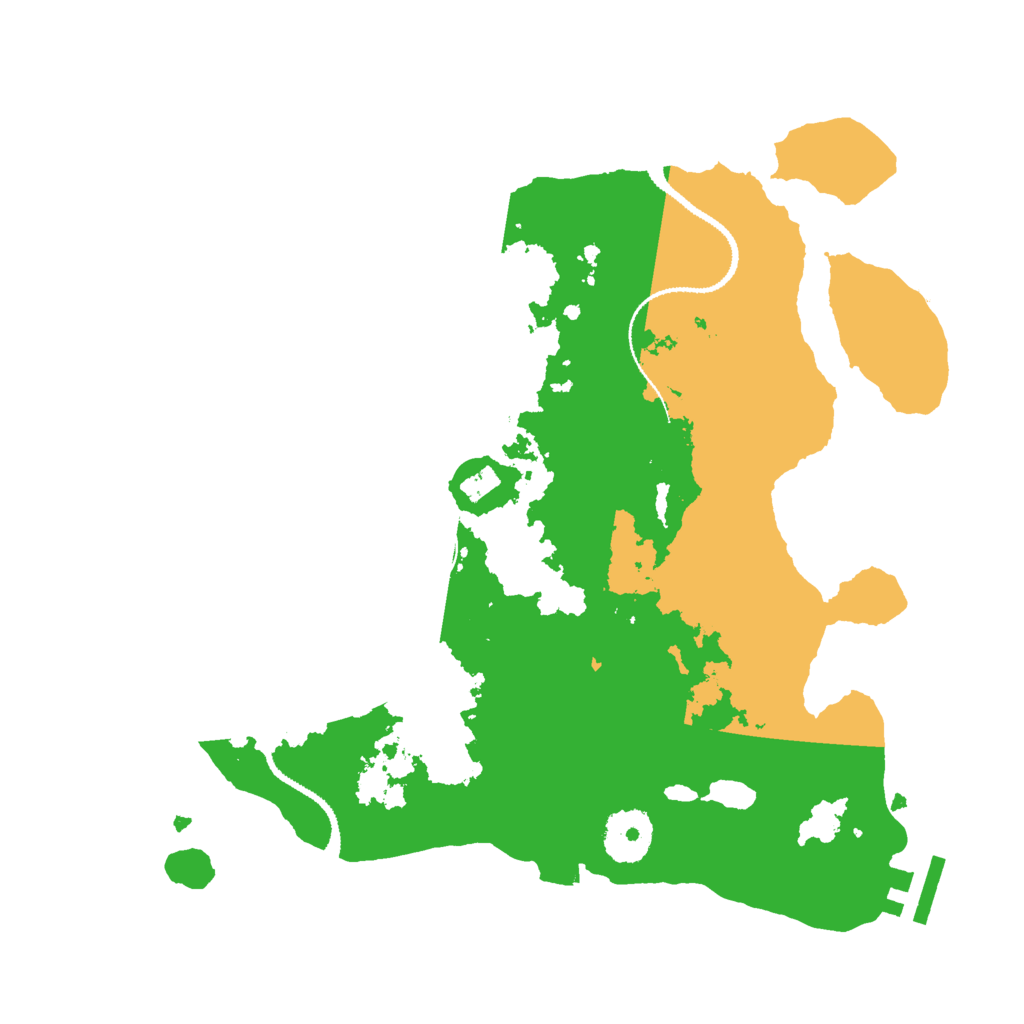 Biome Rust Map: Procedural Map, Size: 3000, Seed: 8971566