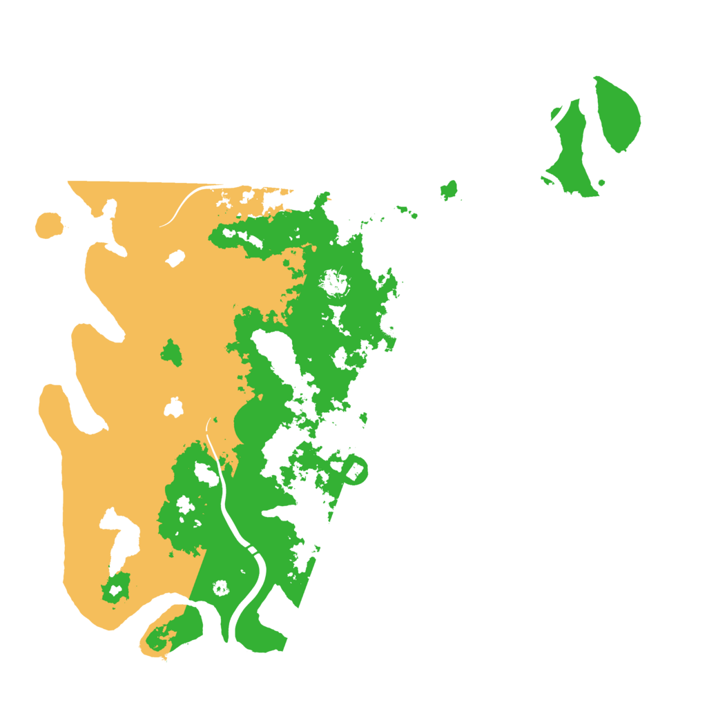 Biome Rust Map: Procedural Map, Size: 4500, Seed: 4968248