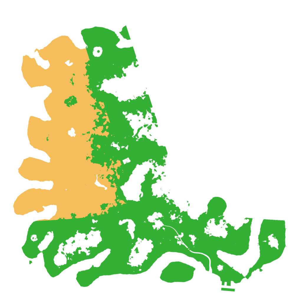Biome Rust Map: Procedural Map, Size: 4500, Seed: 3635836