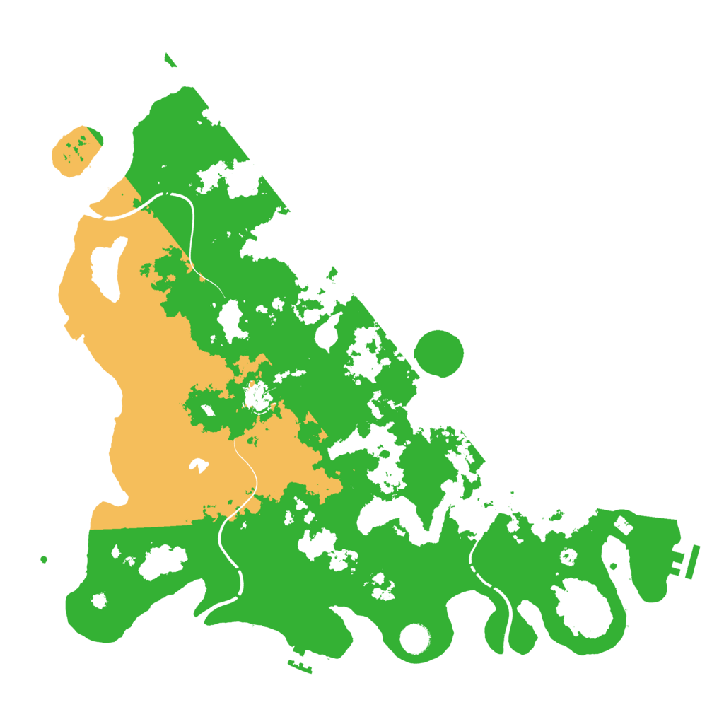 Biome Rust Map: Procedural Map, Size: 4250, Seed: 1741234
