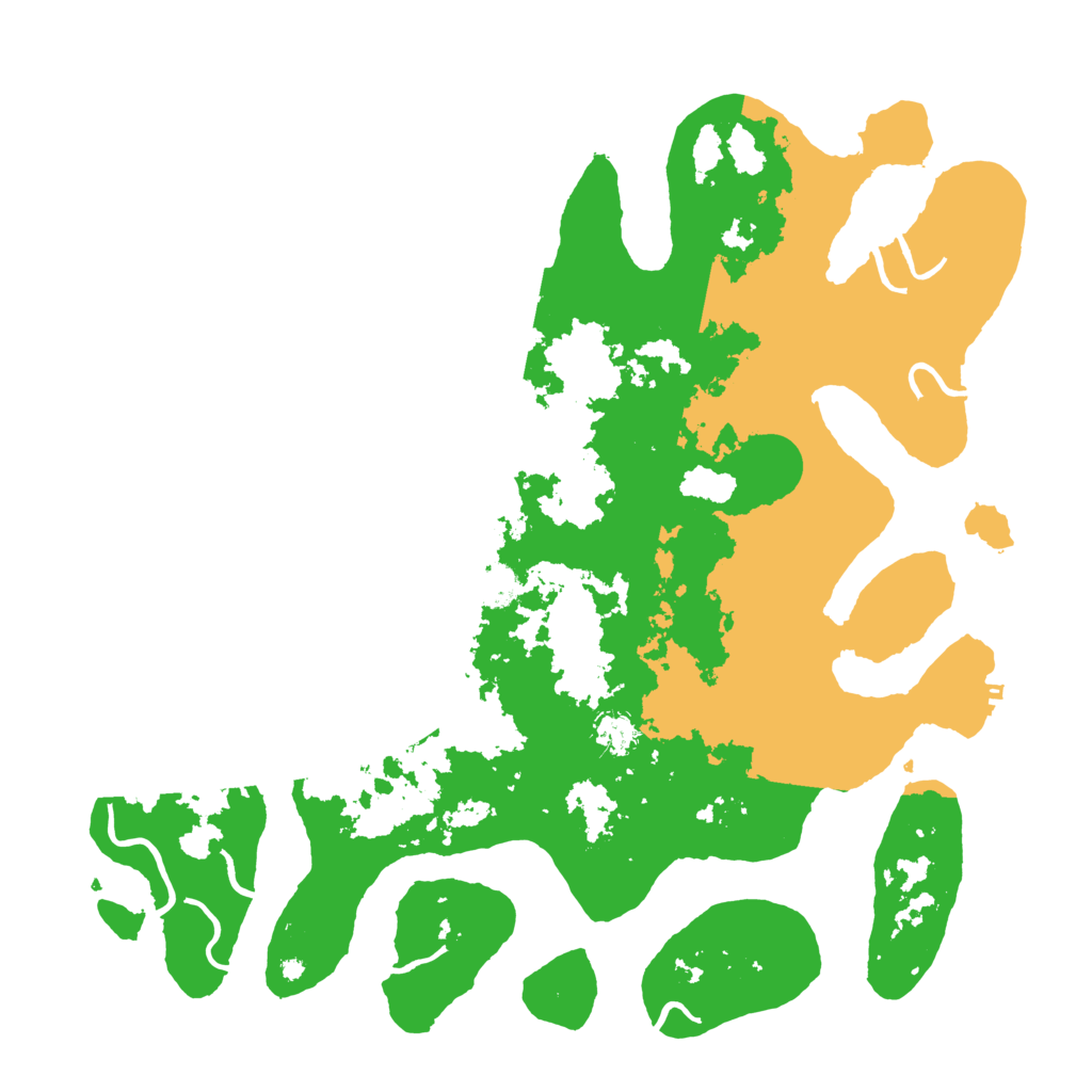 Biome Rust Map: Procedural Map, Size: 4500, Seed: 3872118