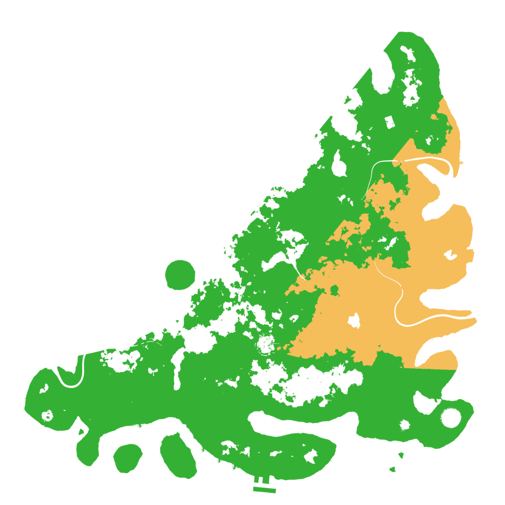 Biome Rust Map: Procedural Map, Size: 4500, Seed: 4567238