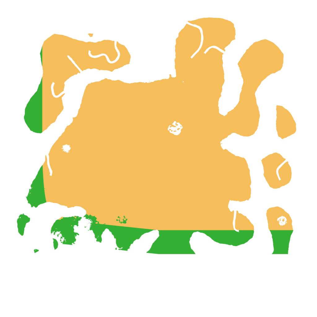 Biome Rust Map: Procedural Map, Size: 3500, Seed: 33601910