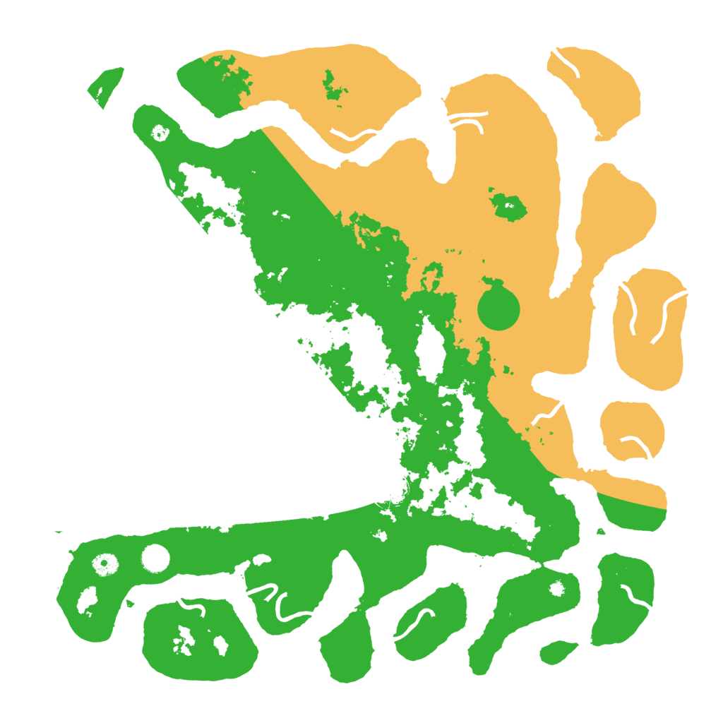 Biome Rust Map: Procedural Map, Size: 4500, Seed: 1065668