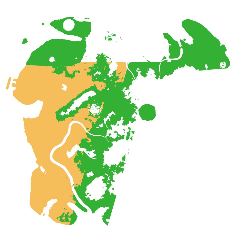 Biome Rust Map: Procedural Map, Size: 4000, Seed: 2847548