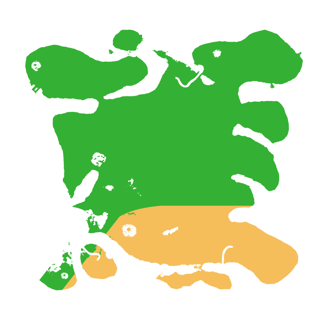 Biome Rust Map: Procedural Map, Size: 3500, Seed: 736284212