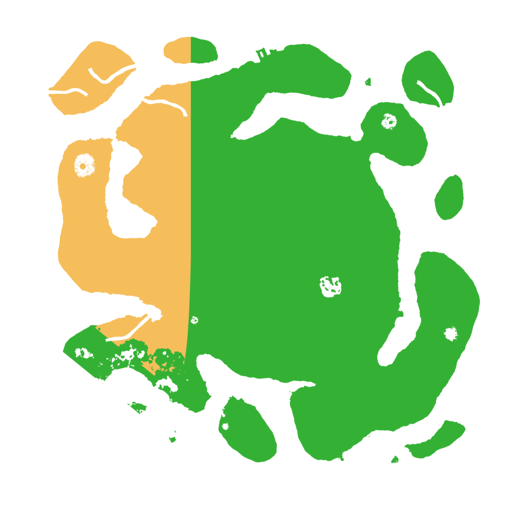 Biome Rust Map: Procedural Map, Size: 3500, Seed: 843873214