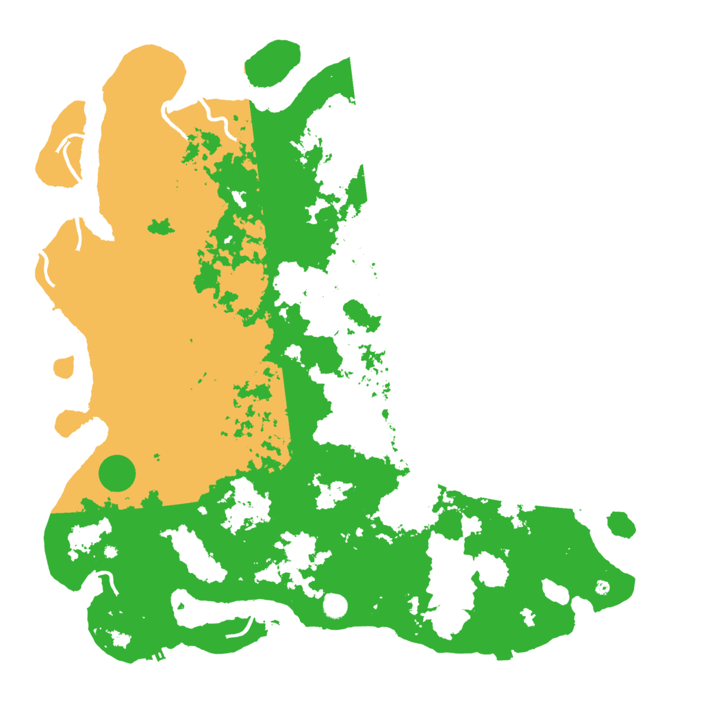 Biome Rust Map: Procedural Map, Size: 5000, Seed: 2333