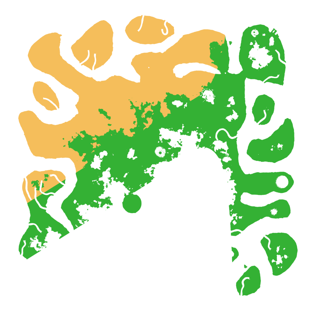 Biome Rust Map: Procedural Map, Size: 4500, Seed: 5352594