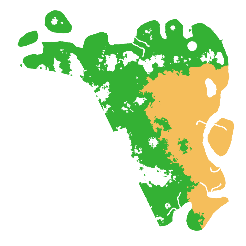 Biome Rust Map: Procedural Map, Size: 4500, Seed: 6083647