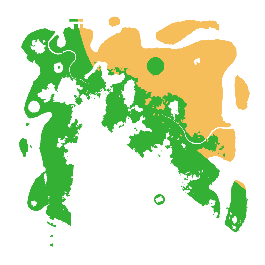 Biome Rust Map: Procedural Map, Size: 4000, Seed: 563247