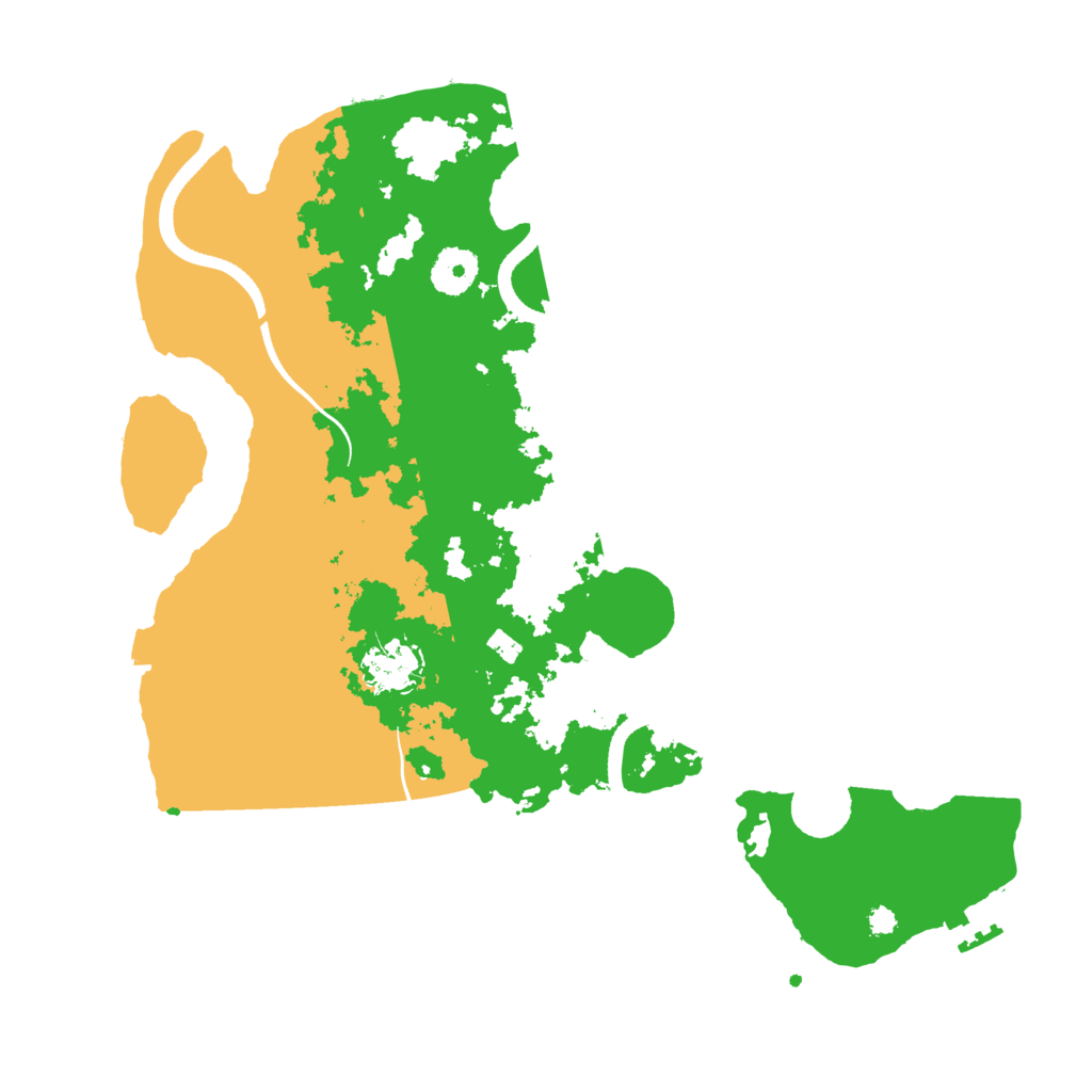 Biome Rust Map: Procedural Map, Size: 3500, Seed: 3212