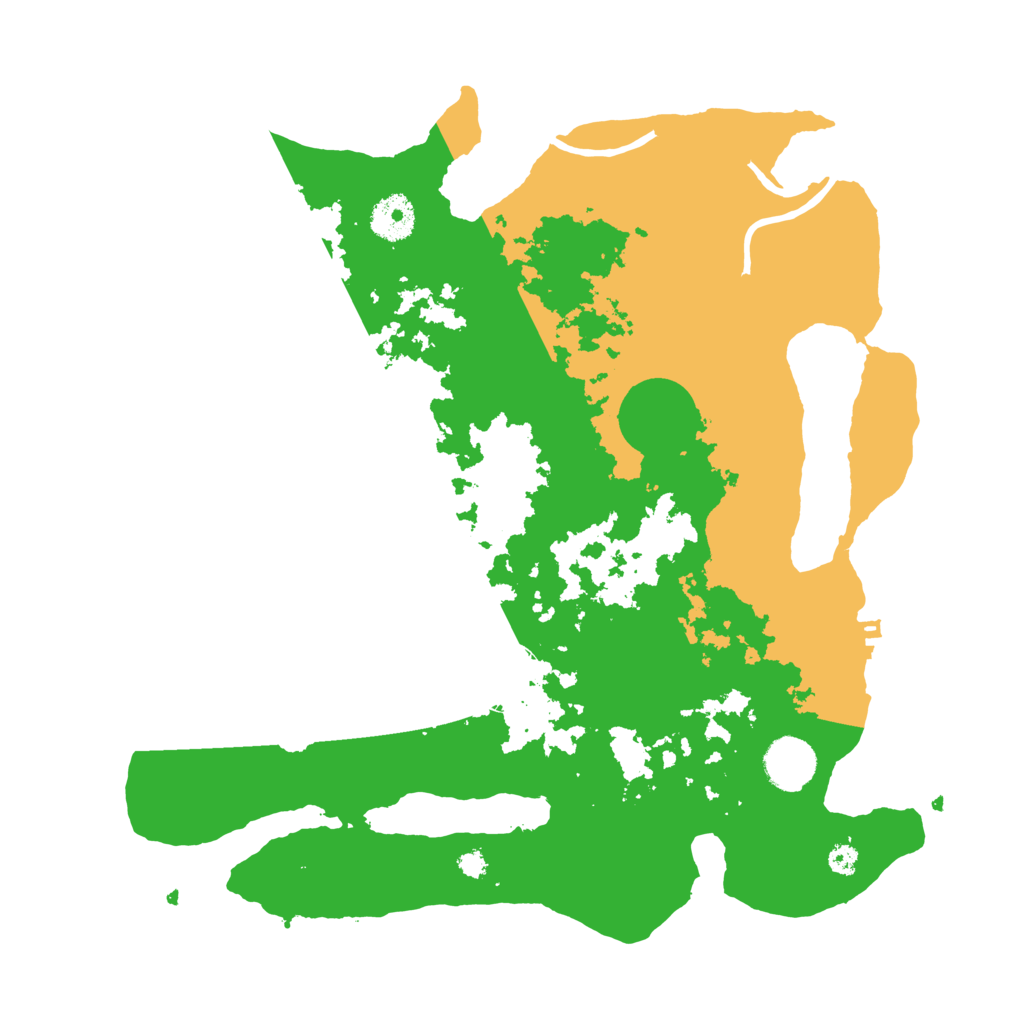 Biome Rust Map: Procedural Map, Size: 3500, Seed: 1221974244