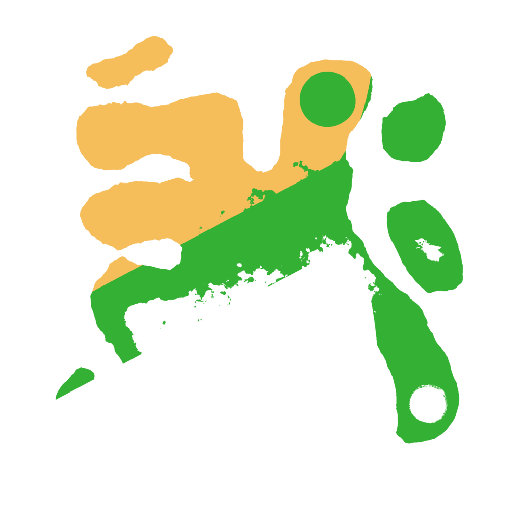 Biome Rust Map: Barren, Size: 2500, Seed: 8553