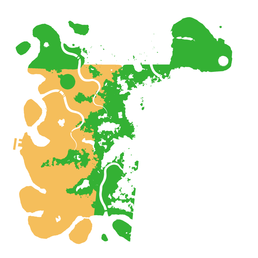 Biome Rust Map: Procedural Map, Size: 4500, Seed: 625661