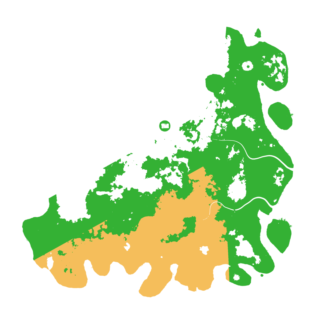 Biome Rust Map: Procedural Map, Size: 4500, Seed: 3508899
