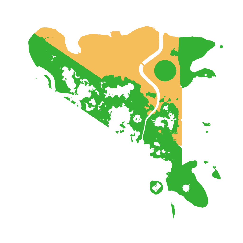 Biome Rust Map: Procedural Map, Size: 3000, Seed: 1229463981
