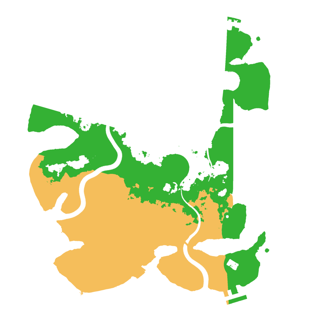 Biome Rust Map: Procedural Map, Size: 3000, Seed: 86351847