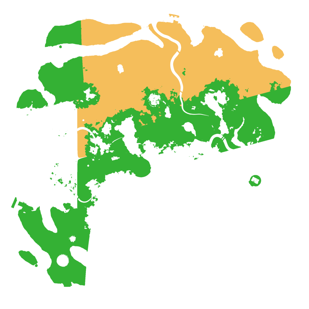 Biome Rust Map: Procedural Map, Size: 4500, Seed: 2530417